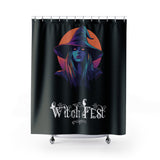 Mystical Witch Curtain - Enchanting Bathroom Decor, Halloween Shower Curtain, Witch Decor, Spooky Home Accents, WitchFest