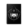 Witch Notebook, Magic Journal, Spell Book, Halloween Planner, Witchcraft Diary - Ruled Line Spiral Notebook