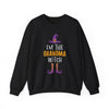 I'm the Grandma Witch Sweatshirt - Crewneck Sweatshirt - Witch Design, Gift for Grandma Witches