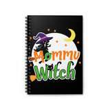 Witch Notebook for Girls, Magic Journal, Spell Book, Kids Planner, Witchcraft Diary - Ruled Line Spiral Notebook