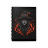 Witch Notebook, Magic Journal, Spell Book, Halloween Planner, Witchcraft Diary - Ruled Line Spiral Notebook